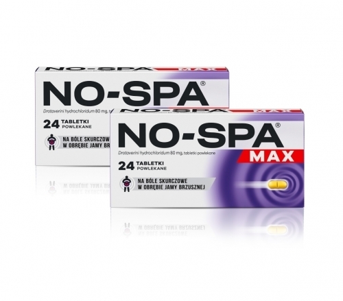 Zdjęcie NO-SPA MAX 80 mg 2 x 24 tabletki