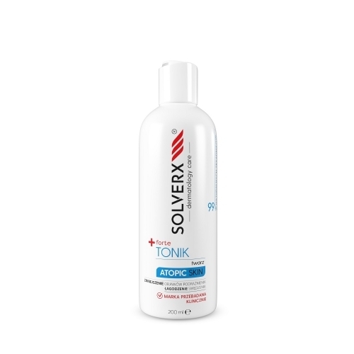 Zdjęcie SOLVERX DERMATOLOGY CARE + FORTE Tonik do twarzy Atopic Skin 200 ml