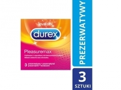 Zdjęcie DUREX PleasureMax prezerwatywy 3 szt.