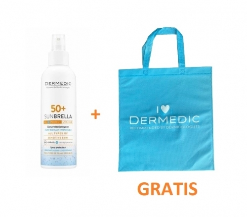 Zdjęcie DERMEDIC SUNBRELLA SPF50+ Spray ochronny 150 ml + Torba GRATIS