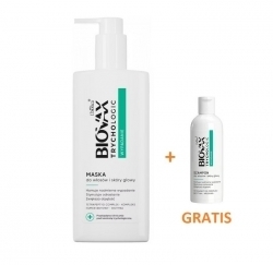 Zdjęcie BIOVAX TRYCHOLOGIC WYPADANIE Maska do włosów 200 ml + MINI SZAMPON 50 ml GRATIS