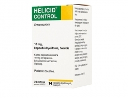 Zdjęcie HELICID CONTROL 10 mg 14 kapsułek