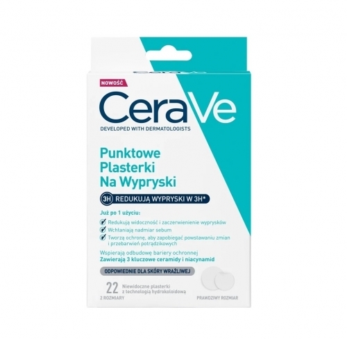 Zdjęcie CERAVE Plasterki punktowe na wypryski 22 sztuki