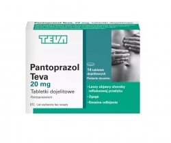 Zdjęcie TEVA PANTOPRAZOL 20 mg 14 tabletek