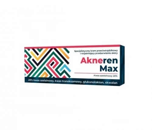 Zdjęcie AKNEREN MAX Krem specjalistyczny przeciwtrądzikowy 30 g