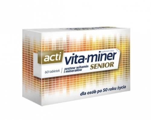 Zdjęcie ACTI VITA-MINER SENIOR 60 tabletek