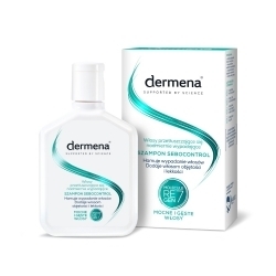 Zdjęcie DERMENA SEBOCONTROL Szampon do włosów przetłuszczających się i nadmiernie wypadających 200 ml