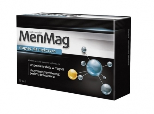 Zdjęcie MENMAG magnez dla mężczyzn 30 tabletek