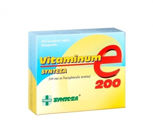 Zdjęcie VITAMINUM E 200 mg 30 kapsułek SYNTEZA