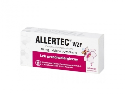 Zdjęcie ALLERTEC WZF 10 mg 7 tabletek