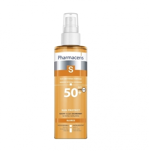 Zdjęcie PHARMACERIS S SUN PROTECT Olejek suchy do ciała SPF50 200 ml