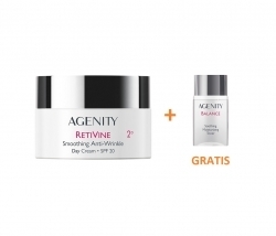 Zdjęcie AGENITY RETIVINE 2° Wygładzający krem przeciwzmarszczkowy na dzień SPF20+ 50 ml + Tonik 50 ml GRATIS