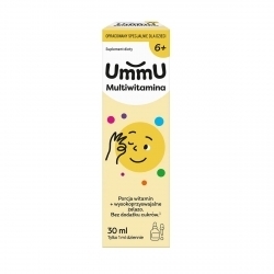 Zdjęcie UMMU Multiwitamina 6+ krople smak pomarańczowy 30 ml