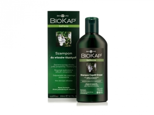 Zdjęcie BIOKAP BELLEZZA Szampon do włosów tłustych 200 ml