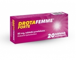 Zdjęcie DROTAFEMME FORTE (Novia Forte) 80 mg 20 tabletek