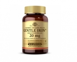 Zdjęcie SOLGAR Żelazo (Gentle Iron) 20 mg 90 kapsułek + Solgar U-CUBES GRATIS!