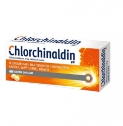 Zdjęcie CHLORCHINALDIN 40 tabletek do ssania