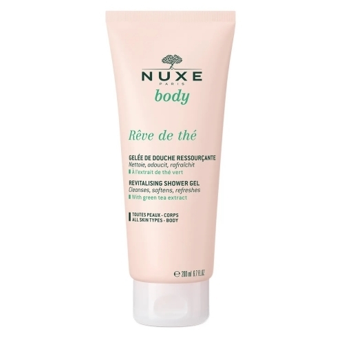 Zdjęcie NUXE REVE DE THE Żel pod prysznic rewitalizujący 200 ml + Nuxe Very Rose woda micelarna 100ml GRATIS