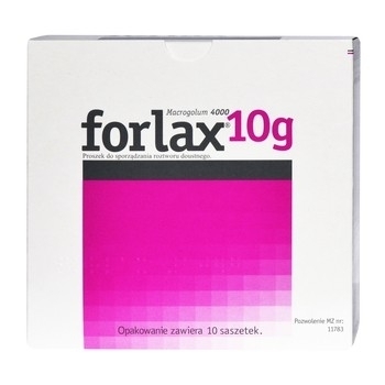 Zdjęcie FORLAX 10 g proszek do sporządzenia roztworu doustnego 10 g 20 saszetek