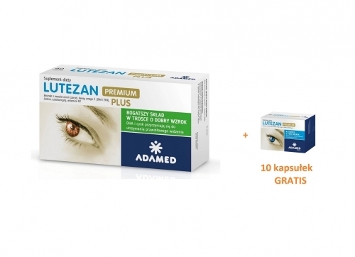 Zdjęcie LUTEZAN PREMIUM PLUS 60 kapsułek + LUTEZAN PREMIUM 10 kapsułek GRATIS