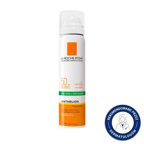 Zdjęcie LA ROCHE-POSAY ANTHELIOS XL Mgiełka przeciw błyszczeniu się skóry SPF50 75 ml