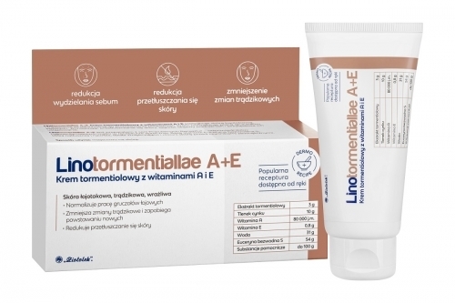Zdjęcie LINOTORMENTIALLAE A+E Krem tormentiolowy z witaminami A+E 50 g