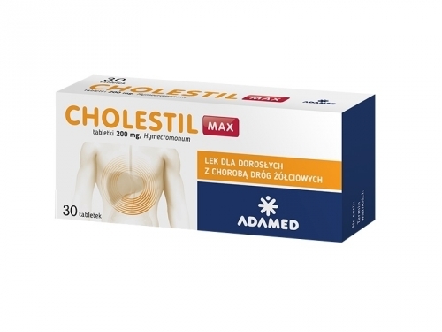 Zdjęcie CHOLESTIL MAX 200 mg 30 tabletek