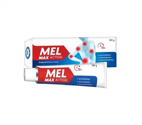 Zdjęcie MEL MAX ACTIGEL Żel 20 mg/g 180 g