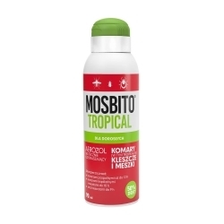 Zdjęcie MOSBITO Tropical aerozol odstraszający komary kleszcze i meszki DEET 50\% 90 ml