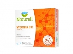 Zdjęcie NATURELL WITAMINA B12 60 tabletek do ssania