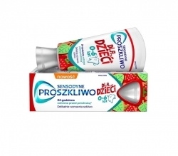 Zdjęcie SENSODYNE Proszkliwo Pasta do zębów dla dzieci 0-6 lat 50 ml