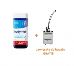 Zdjęcie BODYMAX PLUS 80 tabletek (60 + 20 tabletek GRATIS) + zawieszka do bagażu GRATIS!