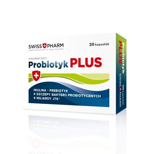 Zdjęcie PROBIOTYK PLUS 20 kapsułek SPWISS+PHARM