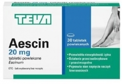 Zdjęcie AESCIN 20 mg 30 tabletek