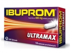 Zdjęcie IBUPROM ULTRAMAX  600 mg 10 tabletek