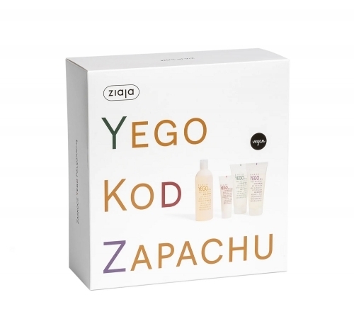 Zdjęcie ZIAJA ZESTAW YEGO KOD ZAPACHU Żele pod prysznic (400 ml + 200 ml + 200 ml) + Balsam po goleniu 80 ml