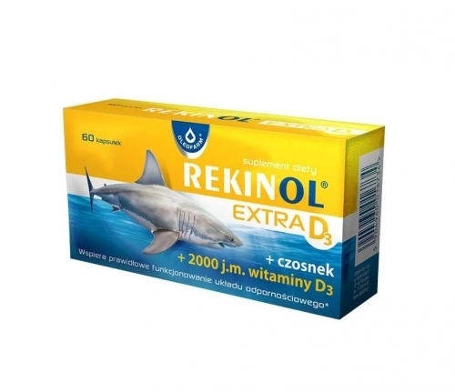 Zdjęcie REKITOL EXTRA D3 60 kapsułek
