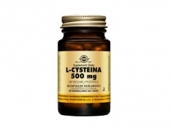 Zdjęcie SOLGAR L-cysteina 500 mg 30 kapsułek + Solgar U-CUBES GRATIS! 