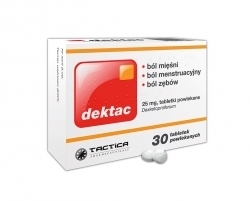 Zdjęcie DEKTAC 25 mg 30 tabletek