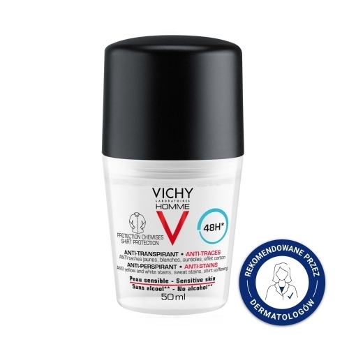 Zdjęcie VICHY DEO HOMME kulka 48h Anti-trace 50 ml