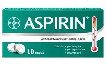 Zdjęcie ASPIRIN 500 mg 10 tabletek