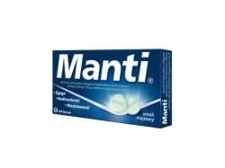 Zdjęcie MANTI tabletki do rozgryzania i żucia o smaku miętowym 8 tabletek