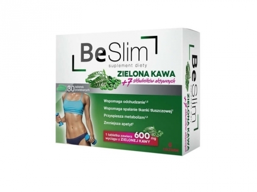 Zdjęcie BE SLIM ZIELONA KAWA 30 tabletek