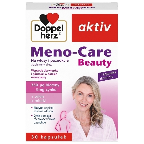 Zdjęcie DOPPELHERZ AKTIV Meno-Care Beauty Na Włosy i paznokcie 30 kapsułek