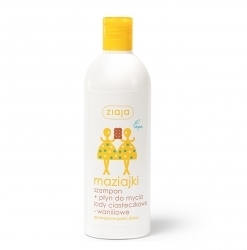 Zdjęcie ZIAJA MAZIAJKI Szampon + Płyn do mycia Lody ciasteczkowo-waniliowe 400 ml
