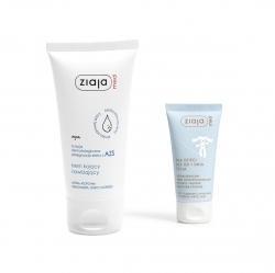 Zdjęcie ZIAJA MED AZS Krem kojąco-nawilżający 50 ml + Krem do buzi i rączek 50 ml GRATIS