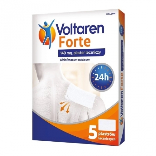 Zdjęcie VOLTAREN FORTE 140 mg 5 plastrów leczniczych