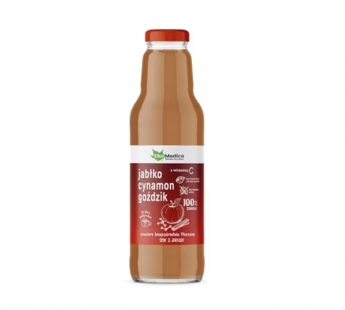 Zdjęcie EKAMEDICA Jabłko Cynamon Goździk płyn 750 ml