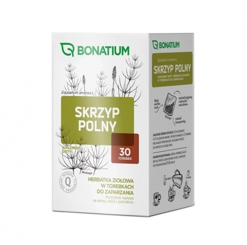Zdjęcie BONATIUM Skrzyp Polny Herbatka ziołowa 30 torebek