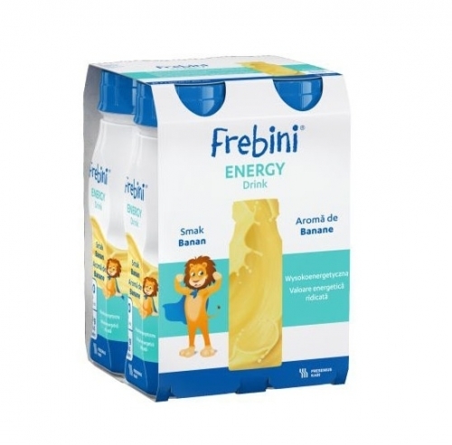 Zdjęcie FREBINI ENERGY DRINK smak bananowy 4 butelki 200 ml